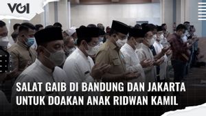 VIDEO: Salat Gaib di Bandung dan Jakarta untuk Doakan Anak Ridwan Kamil
