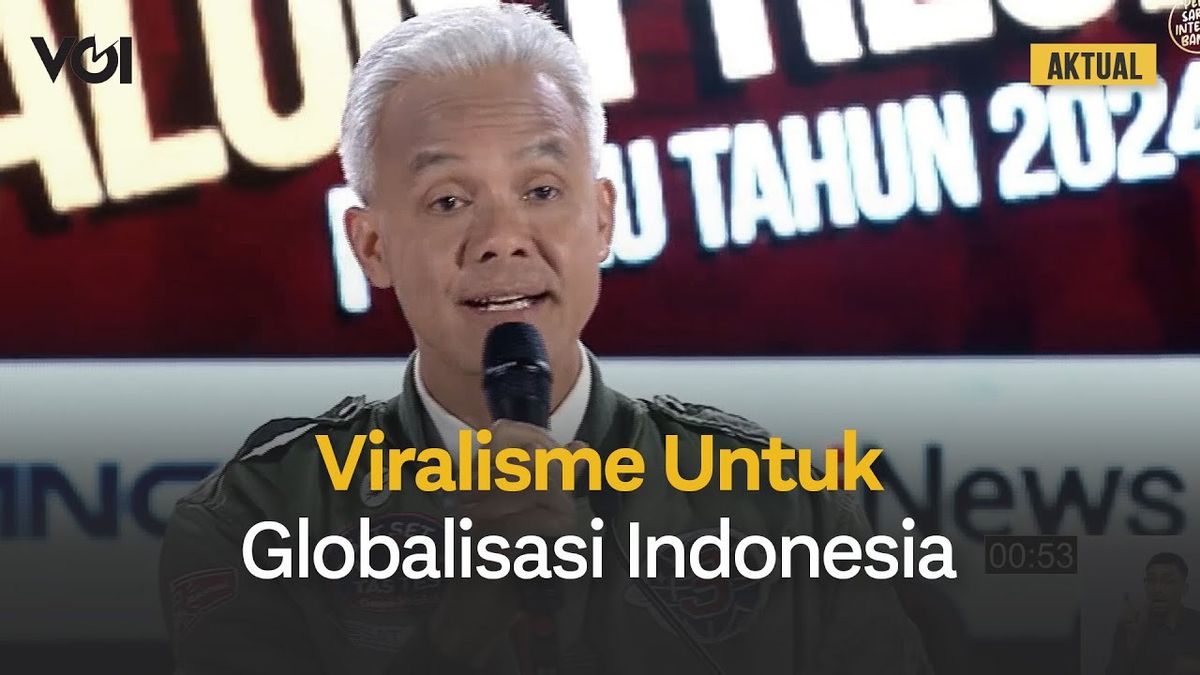 VIDEO: Ganjar Pranowo Pilih Artis dan Peran Tokoh untuk Globalisasi Indonesia