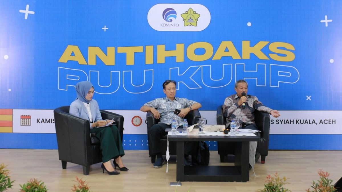 Kominfo Invites The People Of Aceh To Observe The RKUHP, Distinguish It With Hoaxes