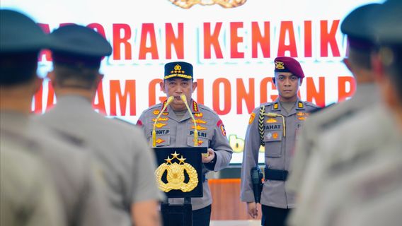 Kapolri Lantik 22 Jenderal yang Naik Pangkat