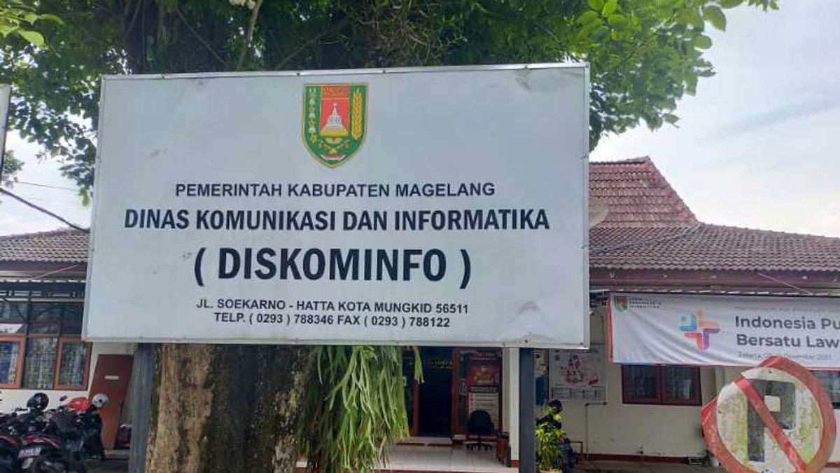 Magelang Diskominfo Closes PPID Site Because Hacked Becomes An Online Judicial Site
