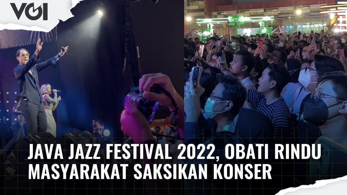 VIDEO: Java Jazz Festival 2022, Obati Rindu Masyarakat Saksikan Konser