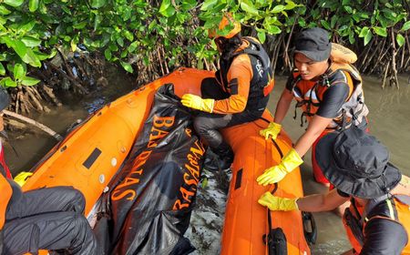 Pemancing yang Hilang Tenggelam di Pantai Teluk Naga Tangerang, Ditemukan Tewas Tersangkut di Hutan Bakau