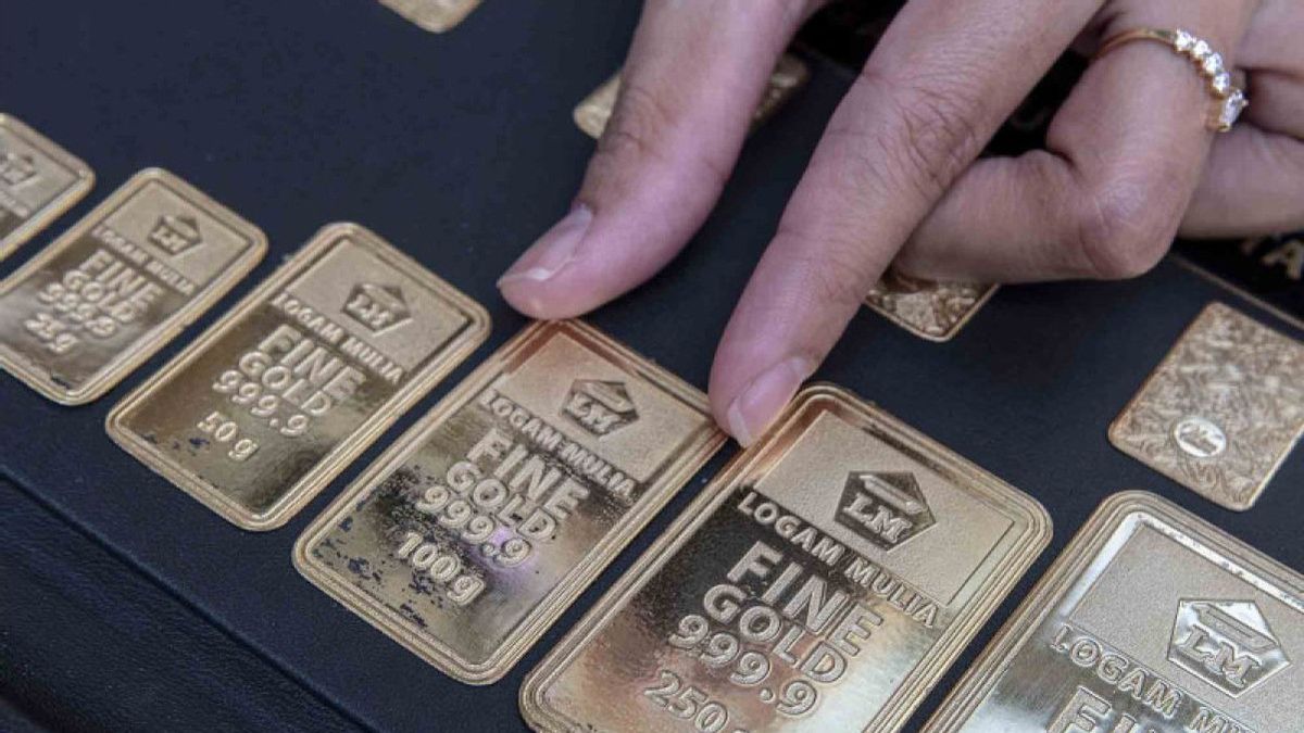 Antam黄金价格在周末之前下跌8,000印尼盾,Segram Rp1,219,000