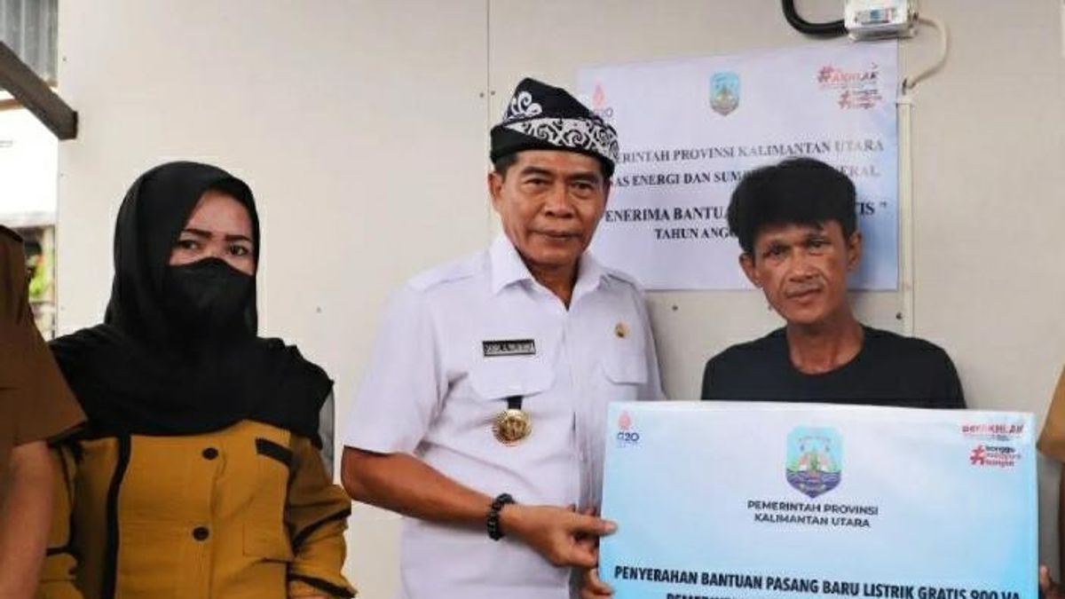 The Kaltara Provincial Government Provides Assistance For Free Electricity Installation For Underprivileged Residents