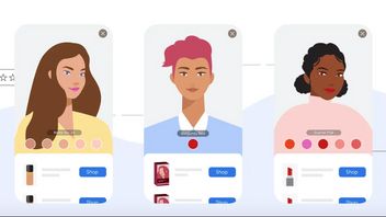 GoogleはARペンキンテクノロジーに髪の色と財団を追加