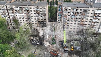 Drone Rusia Hantam Apartemen Kyiv Ukraina, Serangan Terbaru Moskow Tewaskan 16 Orang