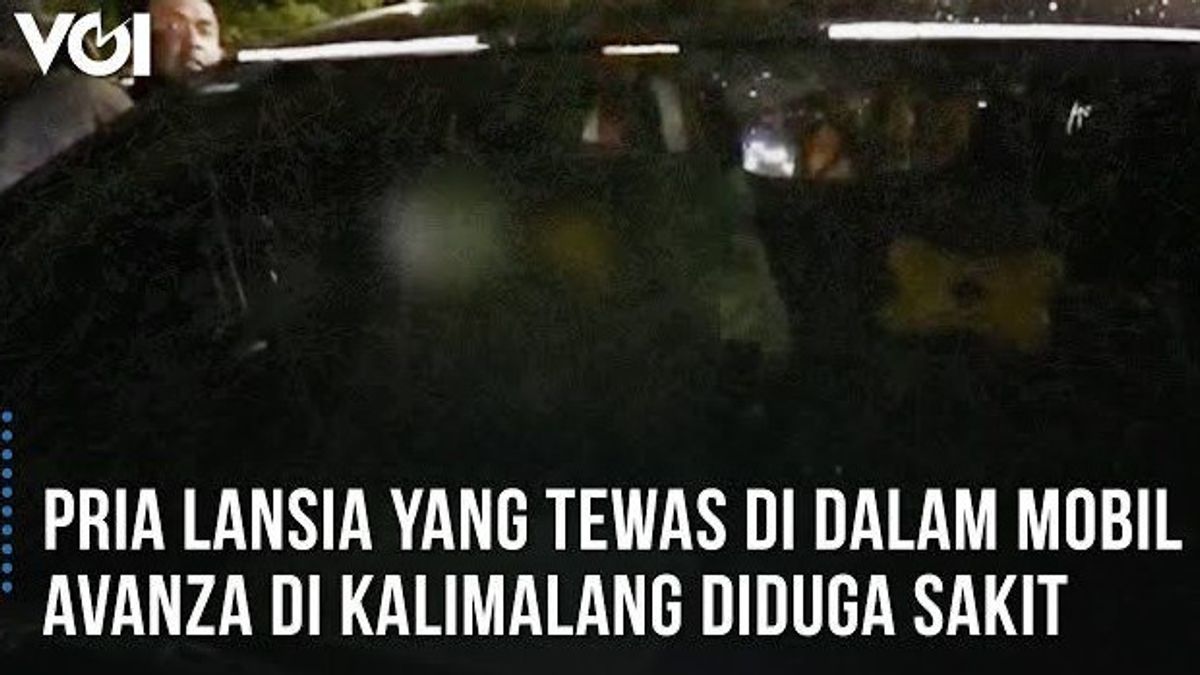 VIDEO: This Is The Cause Of The Elderly Who Died In The Avanza Near Kalimalang