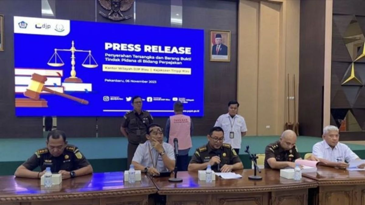 Berkas Lengkap, Komisaris CV PMS Pengemplang Pajak Rp8,3 M Dilimpahkan ke Kejati Riau