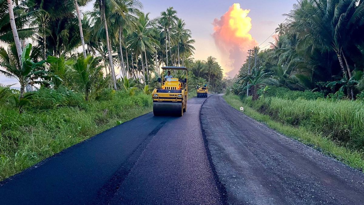 Le ministère de l’UPPR vise 199 km de routes dans les îles Talaud Aspal Utuh en 2024