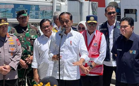 Blusukan Bareng Jokowi ke Pasar Kelapa Cilegon, Menteri BUMN: Alhamdulillah Baik