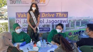 Nikmatnya Ikut Serbuan Vaksin TNI di KM 10 Tol Jagorawi, Disuntik Sambil Dilirik Putri Indonesia