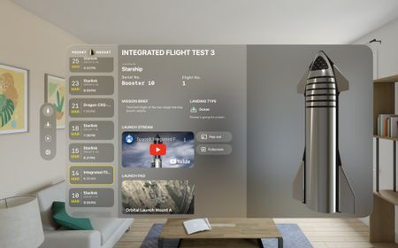 Resmi Diluncurkan di Vision Pro, Pocket Rocket Hadirkan Visualisasi Roket yang Terasa Nyata