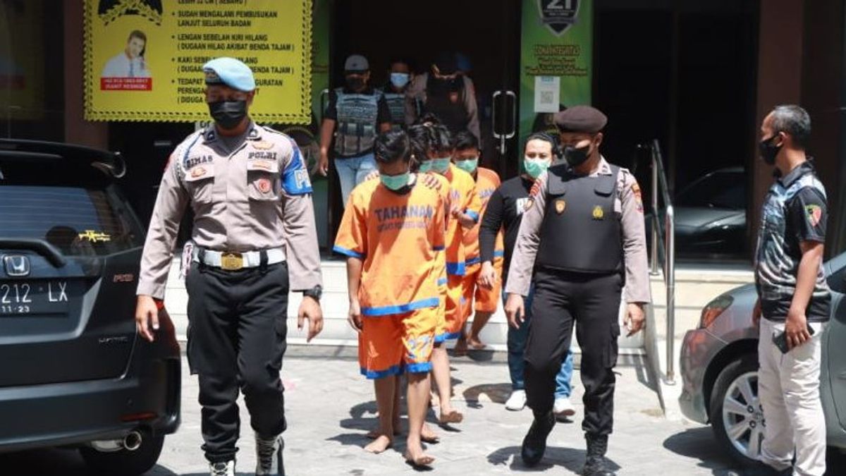 The Perpetrators Of The Attack On The Martial Arts School In Sidoarjo Were Arrested By The Police