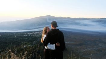 مجموعة متنوعة من التعبيرات السياحية في ذروة التكبير