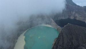 地質庁:ケリムトゥ山クレー湖にベレラン貯水池があります