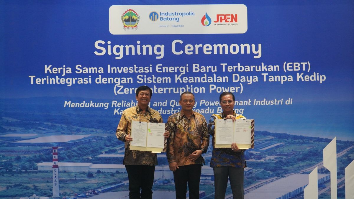 KEK Industropolis Batang Perkuat Keandalan Energi, Gandeng JPEN Kembangkan EBT 180 MW