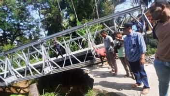 The Sinking Is Getting Worse, The Road For The West Sumatra Provincial Government In Nagari Kuranji Hulu Will Be Closed