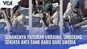 VIDEO: Senangnya Pasukan Ukraina, Unboxing Senjata Anti-Tank Baru dari Swedia