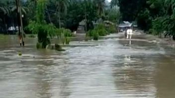 Trans Sulawesi Terendam Banjir, Jalur Mamuju-Majene Terputus