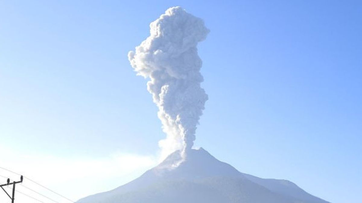 جبل ليوتوبي للرجال NTT في مستوى التأهب ، وراديوس الخطر موزعة على 5 كم