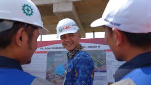 Cek Pembangunan Tol Semarang - Demak, Ganjar Pranowo Terima Keluhan Banjir Rob  