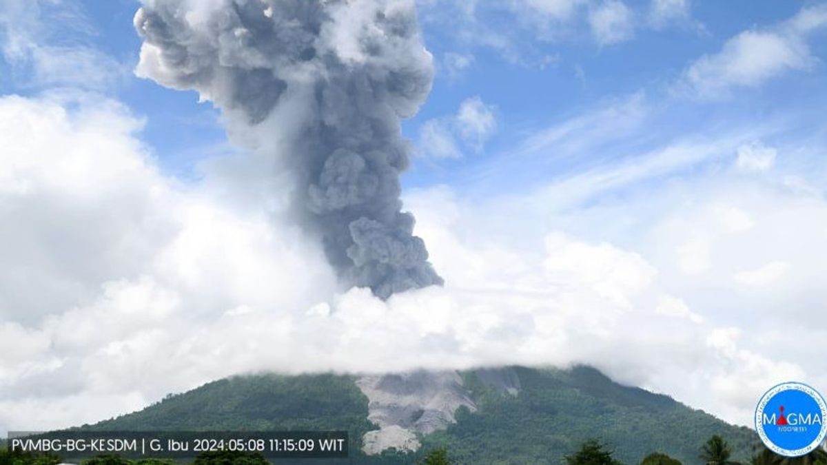 Mount Ibu In West Halmahera Rises Status So Alert