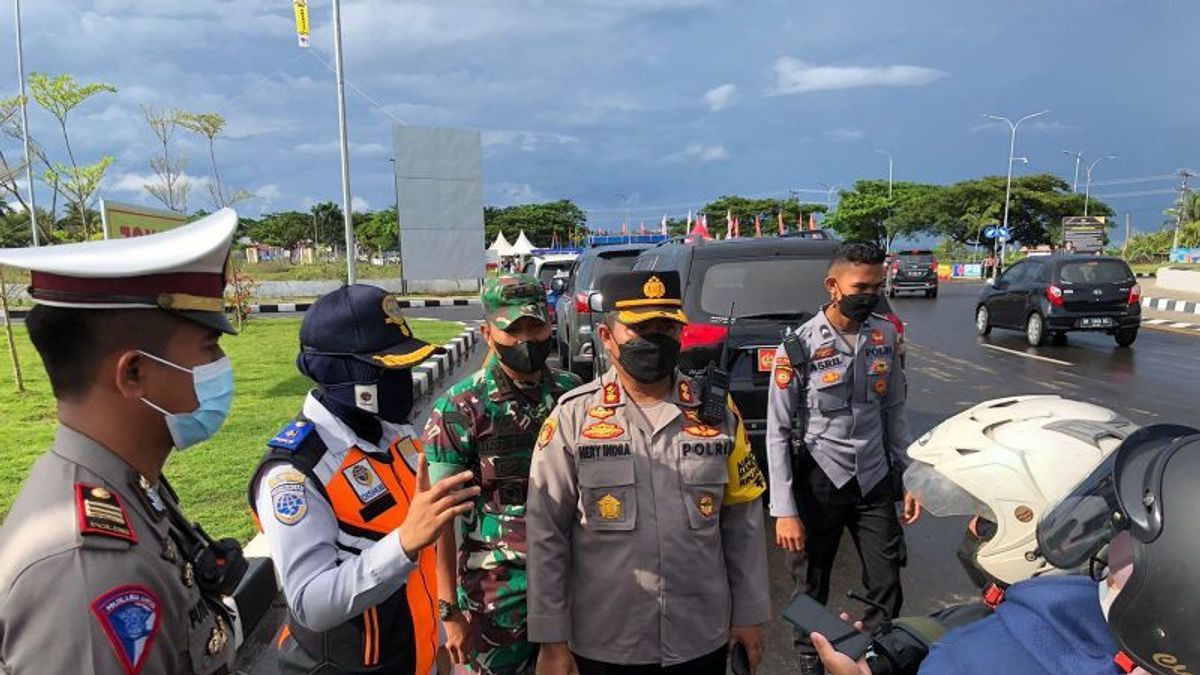 Penyekatan Akses Jalan Menuju Sirkuit Mandalika Mulai Diterapkan TNI-Polri