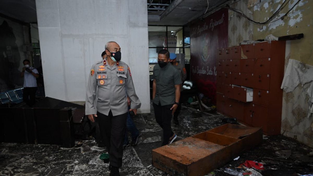 Le Chef De La Police Ordonne Une Enquête Sur L’incendie De La Police De Banjarmasin