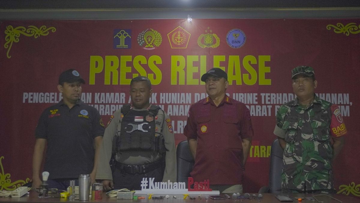 Synergy Of Tarakan Prison With APH, Joint Raids And Urine Tests Implemented