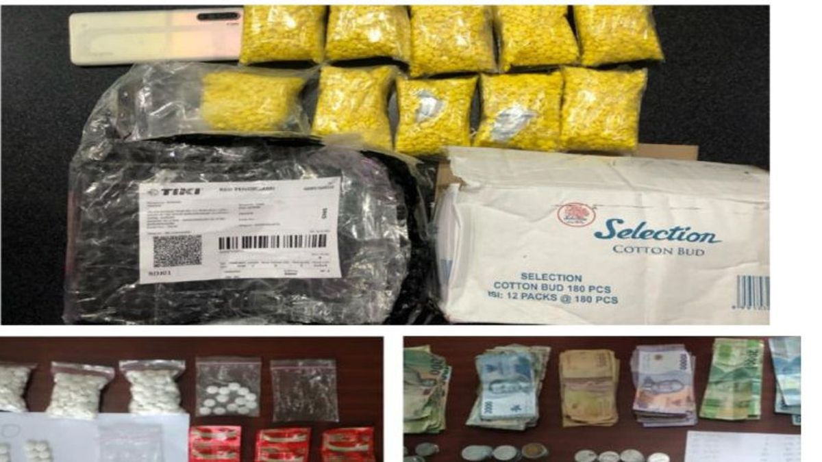 South Kalimantan Police Failed To Smuggle Tens Of Thousands Of Illegal Drugs