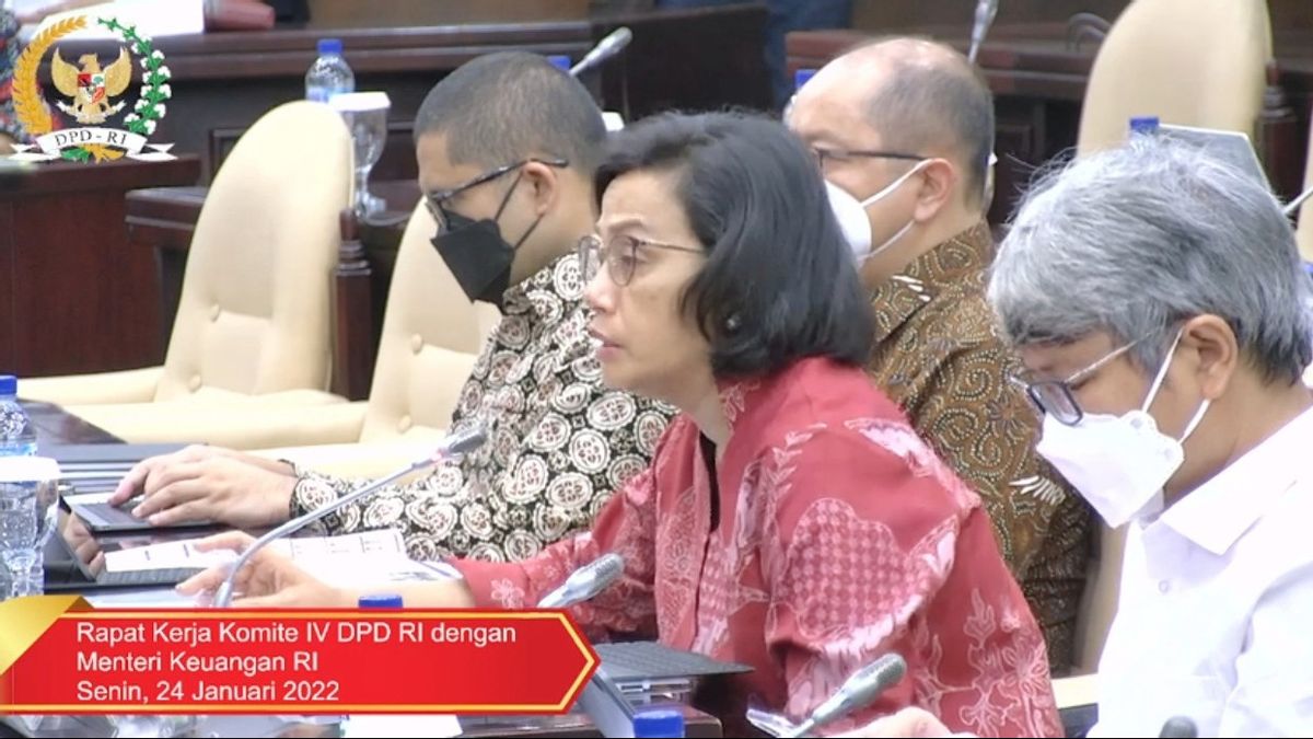 Meeting DPD, Sri Mulyani Reminds 40 Percent Of Village Funds Must Be Disbursed For Community BLT