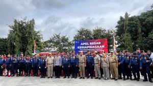 Petugas Damkar DKI Tak Cuti Lebaran