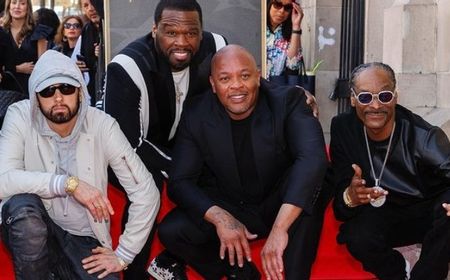 Dre Masuk Hollywood Walk of Fame, Snoop Dogg hingga Eminem Datang Beri Dukungan