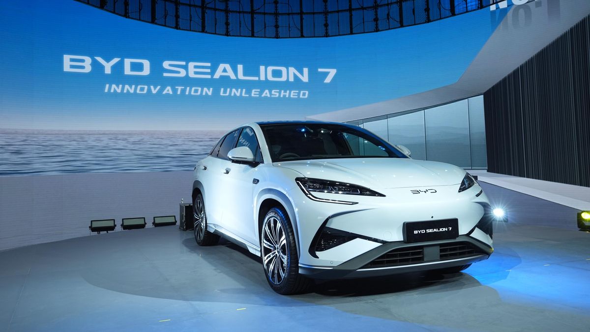 BYD Sealion 7在IIMS 2025上推出的完整规格引用,距离如此之远