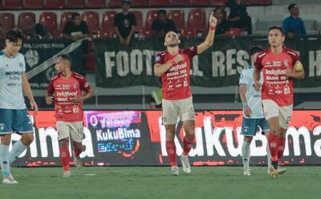 Hasil Liga 1: Bali United Tutup Putaran Pertama dengan Kemenangan Telak atas Persita Tangerang