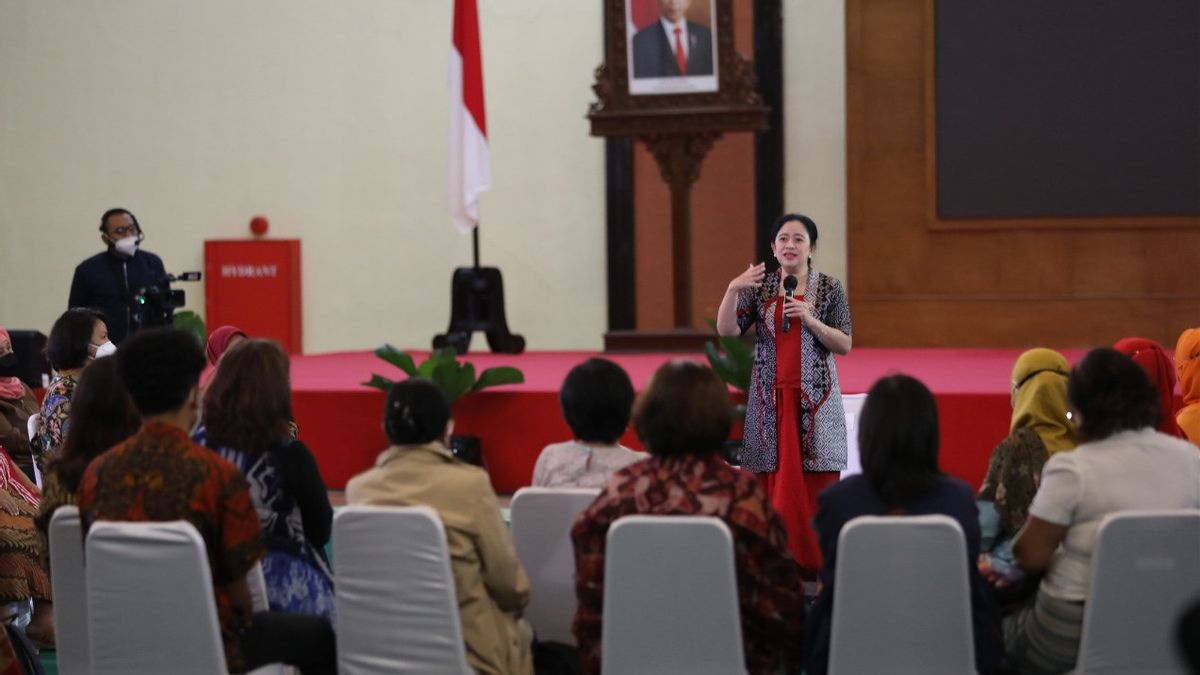众议院议长Puan Maharani与妇女团体举行会议，吸收有关实施TPKS法律的意见