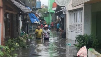 Ciliwung Meluap, Permukiman di Balekambang Kramat Jati Banjir Hingga 1 Meter