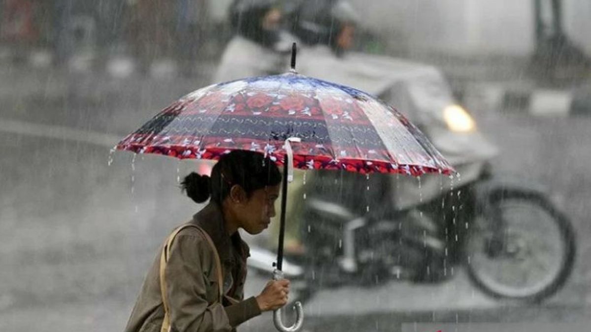 BMKG预测今天雅加达南部和东部的降雨