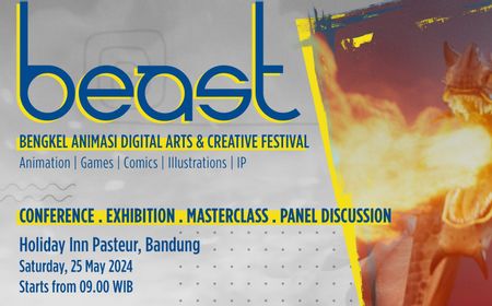 Bengkel Animasi Digital Art & Creative Festival (BEAST) 2024 Kembali Hadir di Bandung