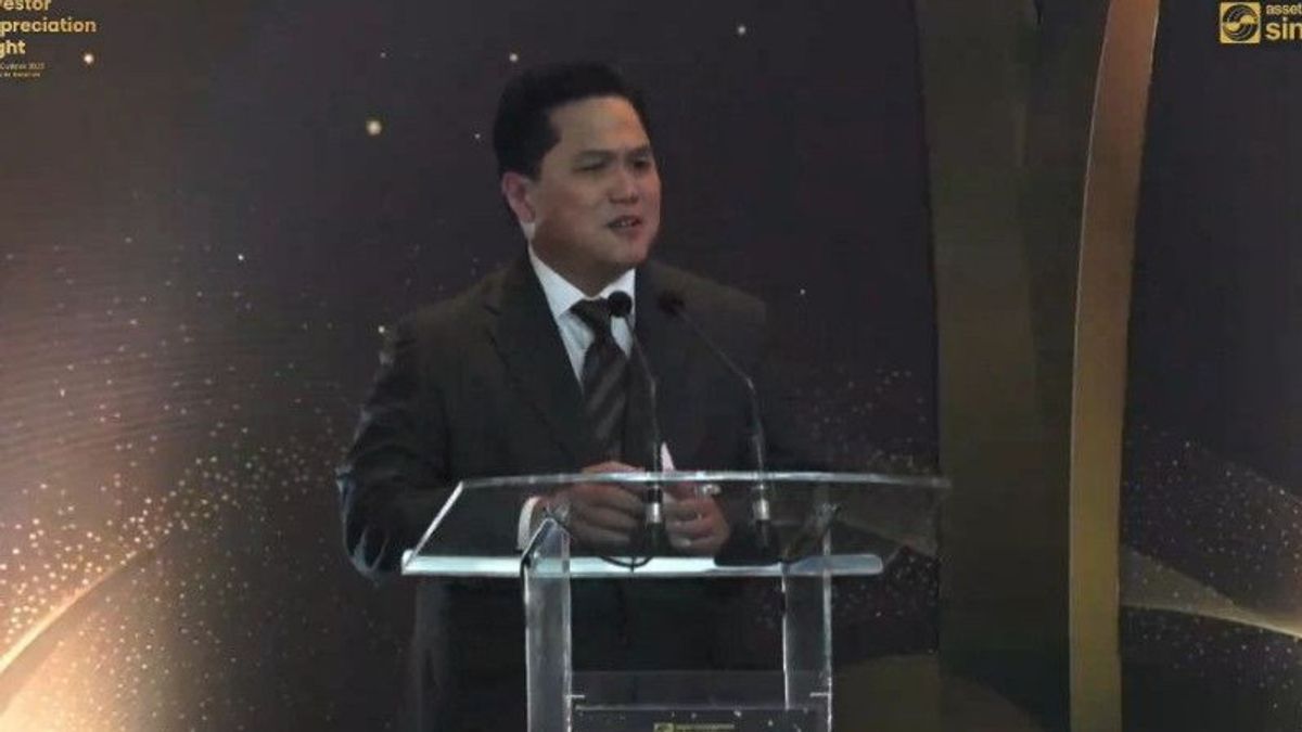 Erick Thohir Calls Competing Country Not Wanting Indonesia To Be Fast Rich