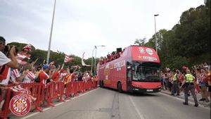 Perayaan Girona Promosi ke La Liga Nyaris Berujung Tragedi, Fotografer Wanita Selamat dari Maut