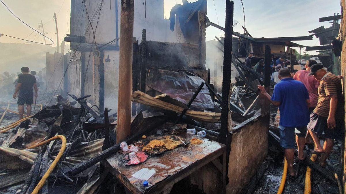 事实证明，许多居民和达姆卡尔警官在门腾贾克普斯的一场大火中受伤