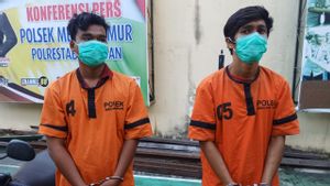2 Pelaku Pencurian Ban Serep di Medan Timur Ditangkap Saat Sedang Beraksi