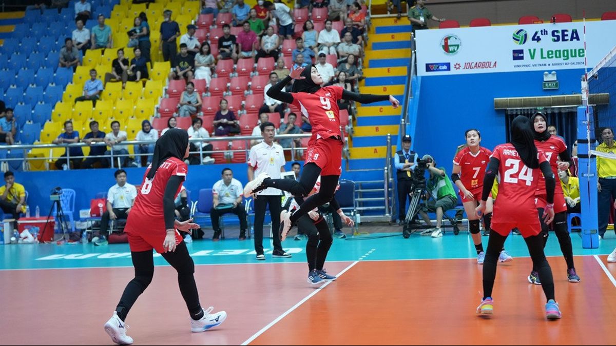 Indonesian Volleyball Team Swallows Second Defeat In SEA V League 2024