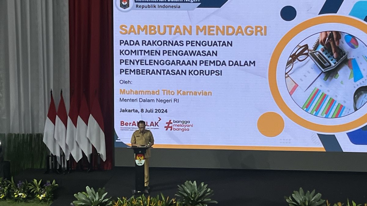 Minister Of Home Affairs Highlights Regional Budget In Front Of KPK: The Program Is IDR 5 Billion, Official Travel Is IDR 10 Billion