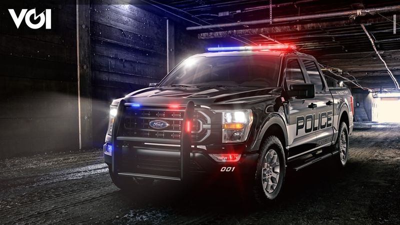 フォードは、米国の警察専用F-150ライトニング電気ピックアップトラックを発売