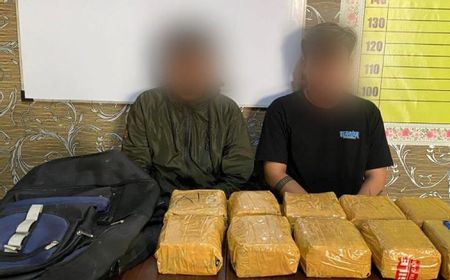 Tim Gabungan Tangkap Penyeludup 10 Kg Sabu di Batas RI-Malaysia