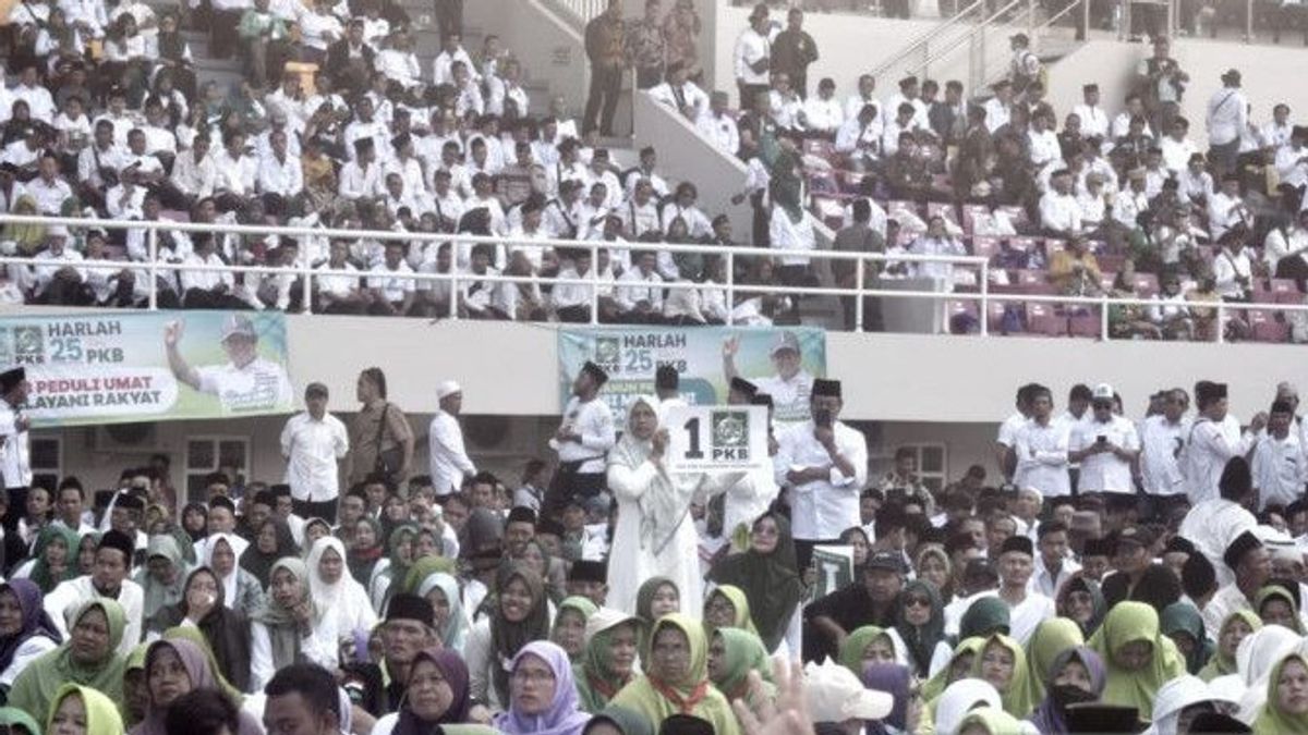 President Jokowi Attends The Peak Of The 25th Harlah Celebration Of The National Awakening Party In Solo