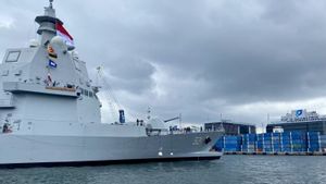 KRI Prabu Siliwangi-321 Bersandar di Jakarta Usai Berlayar dari Italia